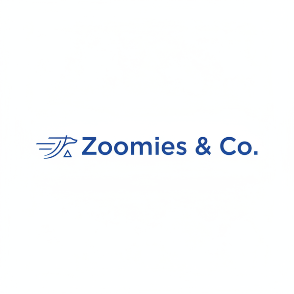 Minimalist Zoomies & Co Logo
